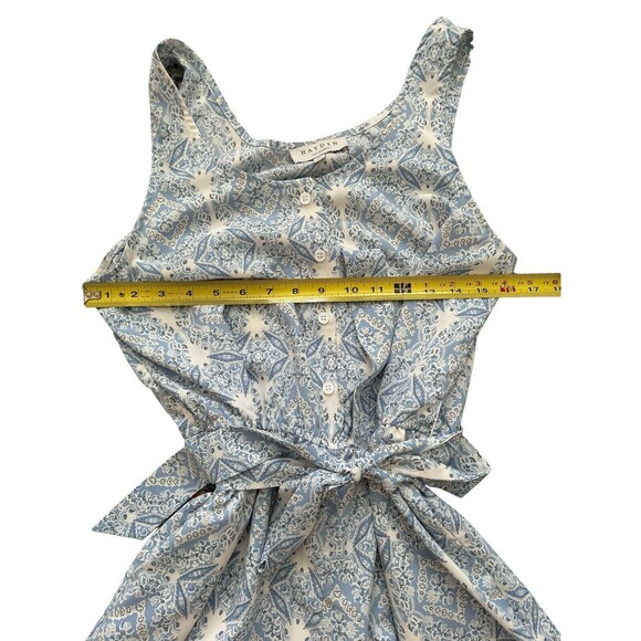 Hayden Los Angeles Blue Paisley Romper Size‎ Large - Picture 4 of 5